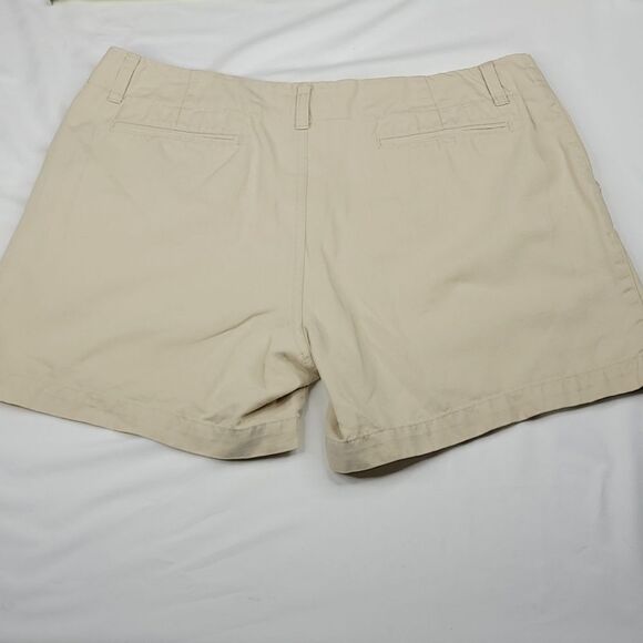 12 GAP Linen Cotton 5" khakis 4 pocket khaki tan neutral SHORTS XL extra large - Picture 10 of 10